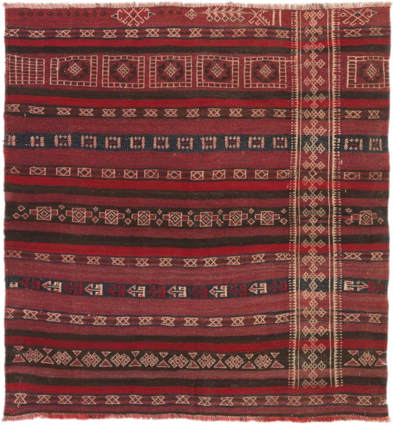 Afghan rug Kilim Afghan 135x127 135x127, Persian Rug Woven by hand