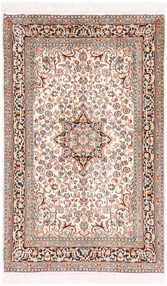 Indo rug Kashmir Silk 126x78 126x78, Persian Rug Knotted by hand