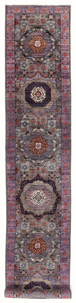 Pakistani rug Mamluk 15'3"x2'6" 15'3"x2'6", Persian Rug Knotted by hand