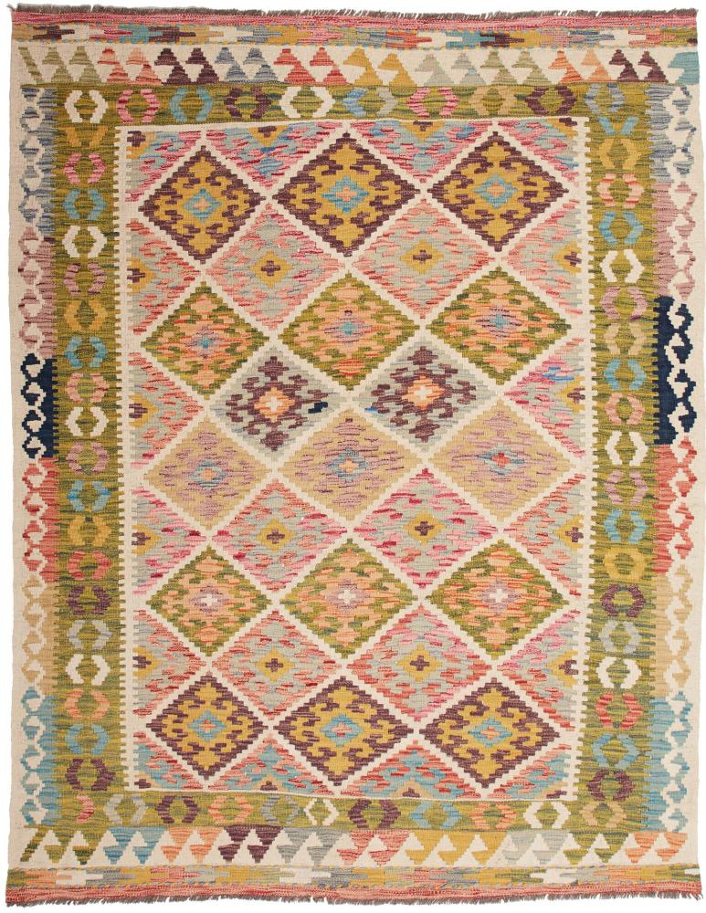 Tapete afegão Kilim Afegão 201x156 201x156, Tapete persa Tecido à mão