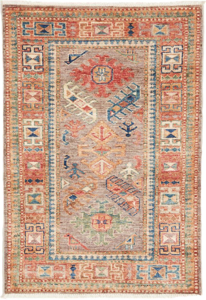 Πακιστανικό χαλί Kazak Royal 96x67 96x67, Περσικό χαλί Χειροποίητο με κόμπους