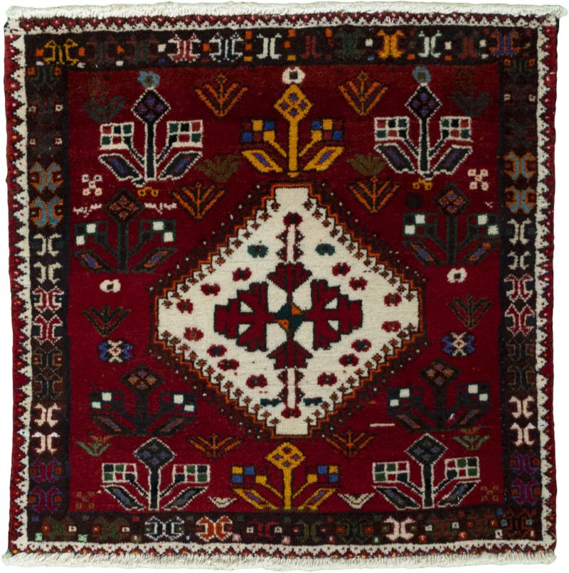 Perzisch tapijt Shiraz 64x66 64x66, Perzisch tapijt Handgeknoopte