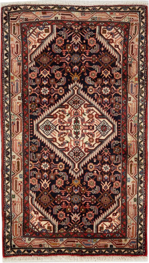 Alfombra persa Hamadan Zageh 136x76 136x76, Alfombra persa Anudado a mano