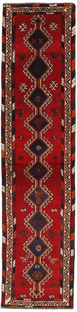 Persisk tæppe Shiraz 288x70 288x70, Persisk tæppe Knyttet i hånden