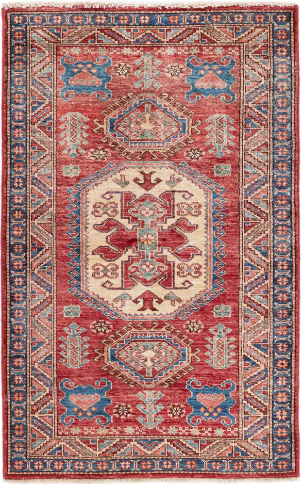 Afghan rug Super Kazak 142x88 142x88, Persian Rug Knotted by hand