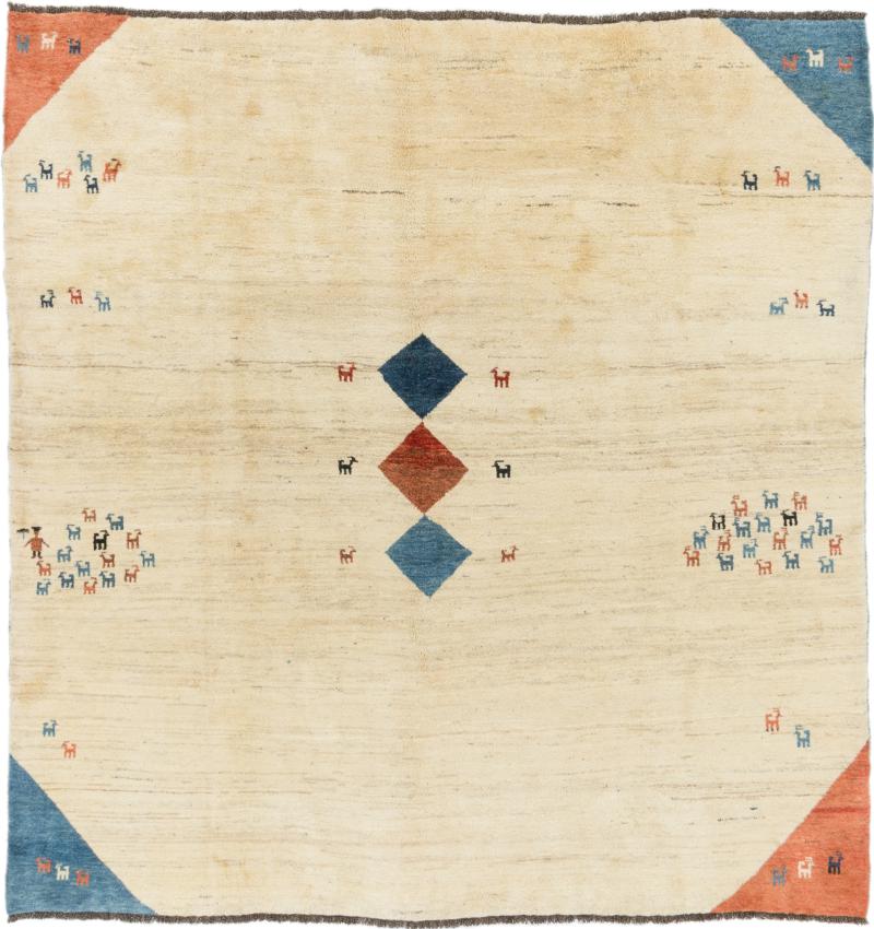 Tappeto persiano Persia Gabbeh 319x301 319x301, Tappeto persiano Annodato a mano