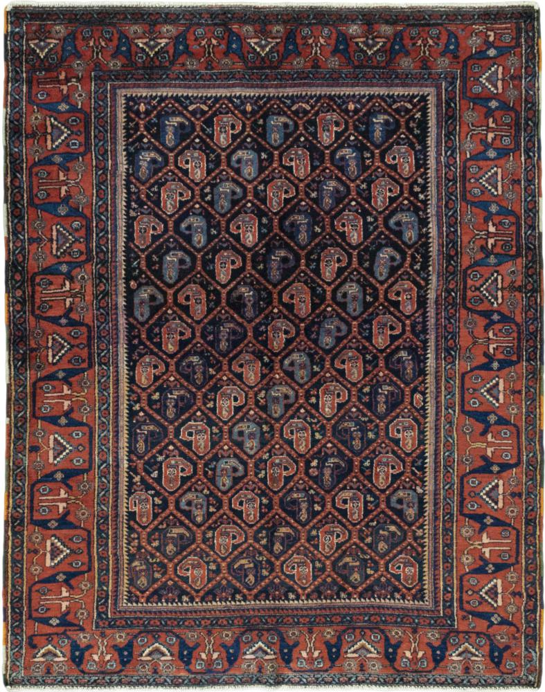 Tappeto persiano Afshar Antico 189x151 189x151, Tappeto persiano Annodato a mano