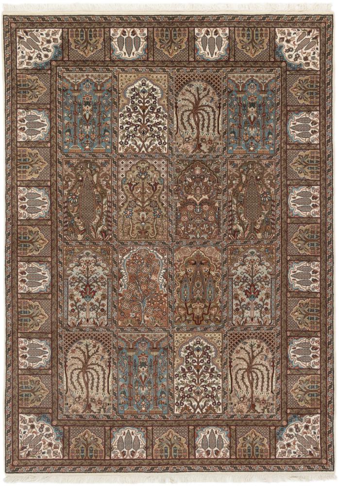 Indisk teppe Indo Bakhtiar 206x144 206x144, Persisk teppe Knyttet for hånd