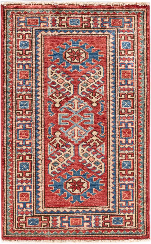 Alfombra afgana Super Kazak 92x57 92x57, Alfombra persa Anudado a mano