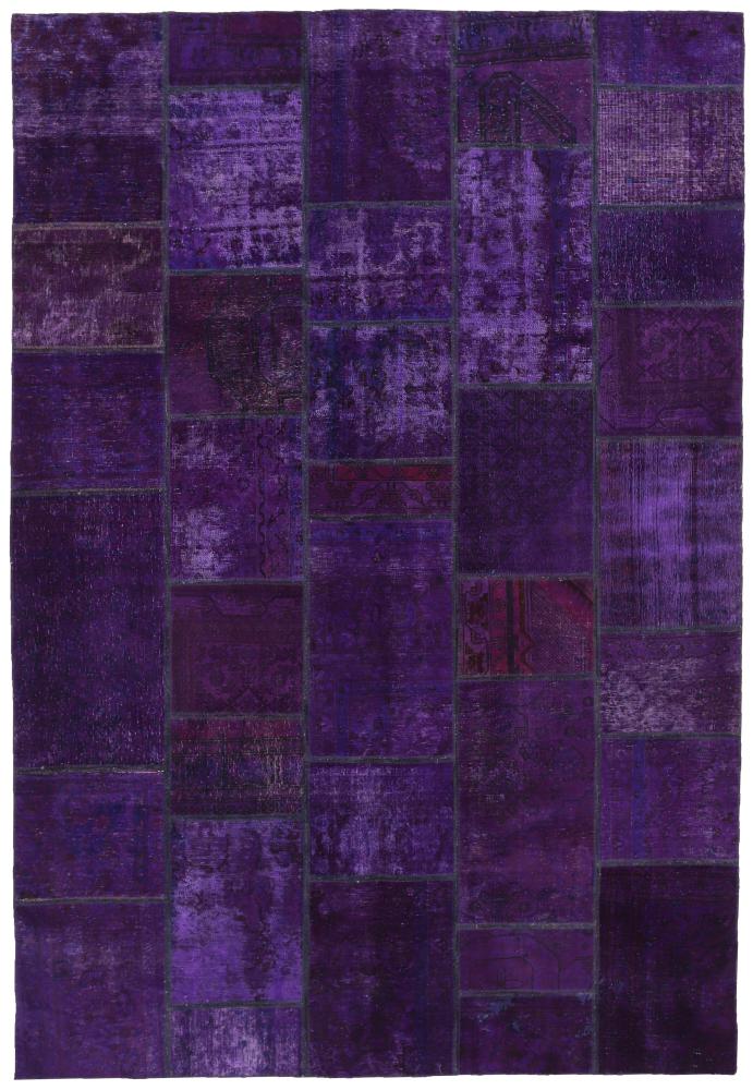 Persisk matta Patchwork 307x206 307x206, Persisk matta Knuten för hand