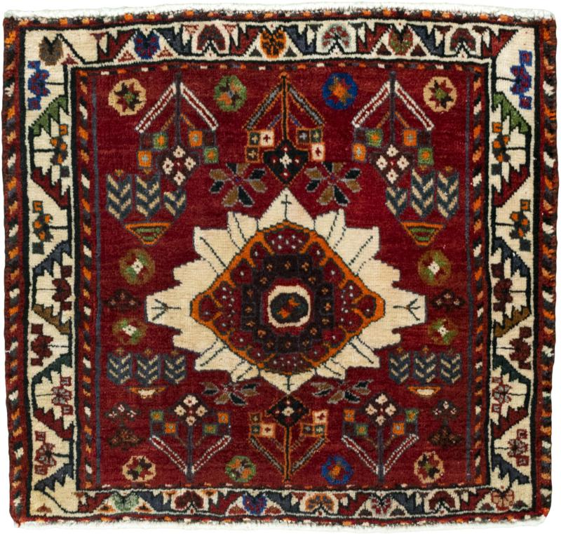 Perserteppich Shiraz 1'10"x2'0" 1'10"x2'0", Perserteppich Handgeknüpft