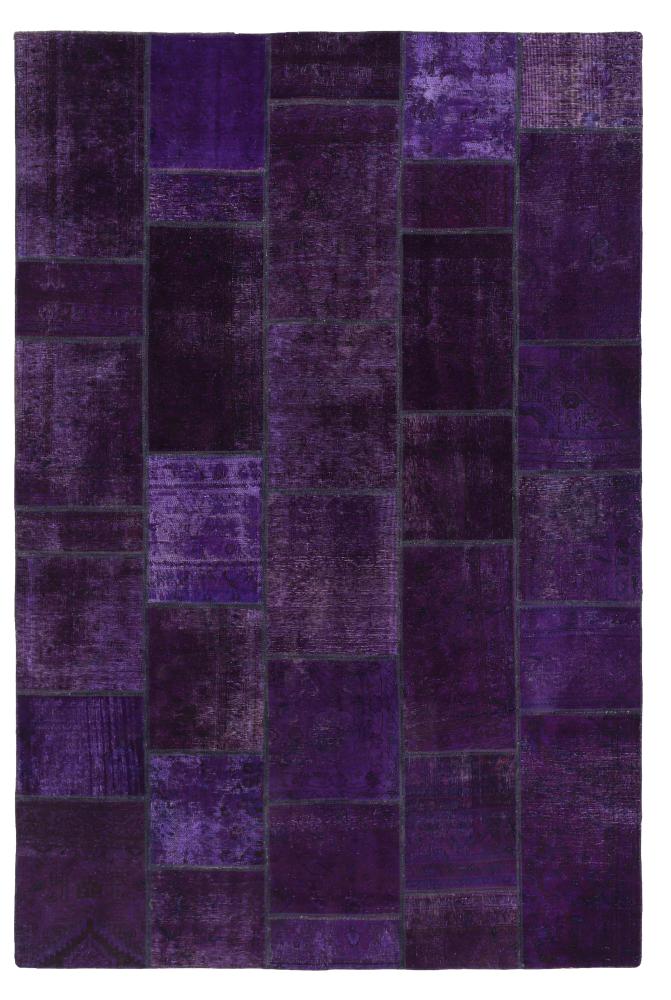 Persisk matta Patchwork 303x209 303x209, Persisk matta Knuten för hand