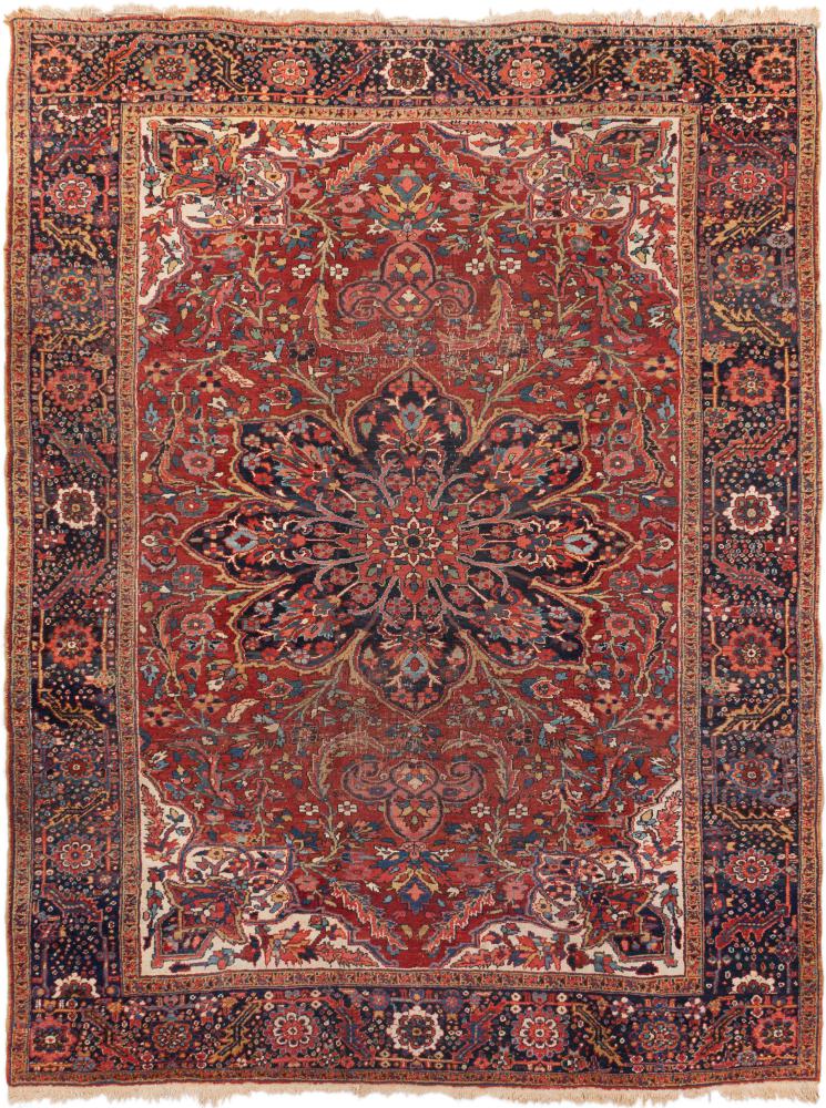 Persian rug Heriz Antique 349x251 349x251, Persian rug Hand-knotted