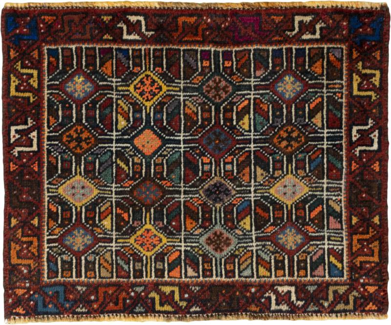 Tappeto persiano Shiraz 53x66 53x66, Tappeto persiano Annodato a mano