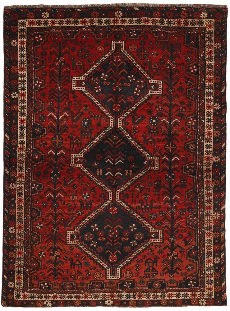 Persian Rug Shiraz 191x144 191x144, Persian Rug Knotted by hand