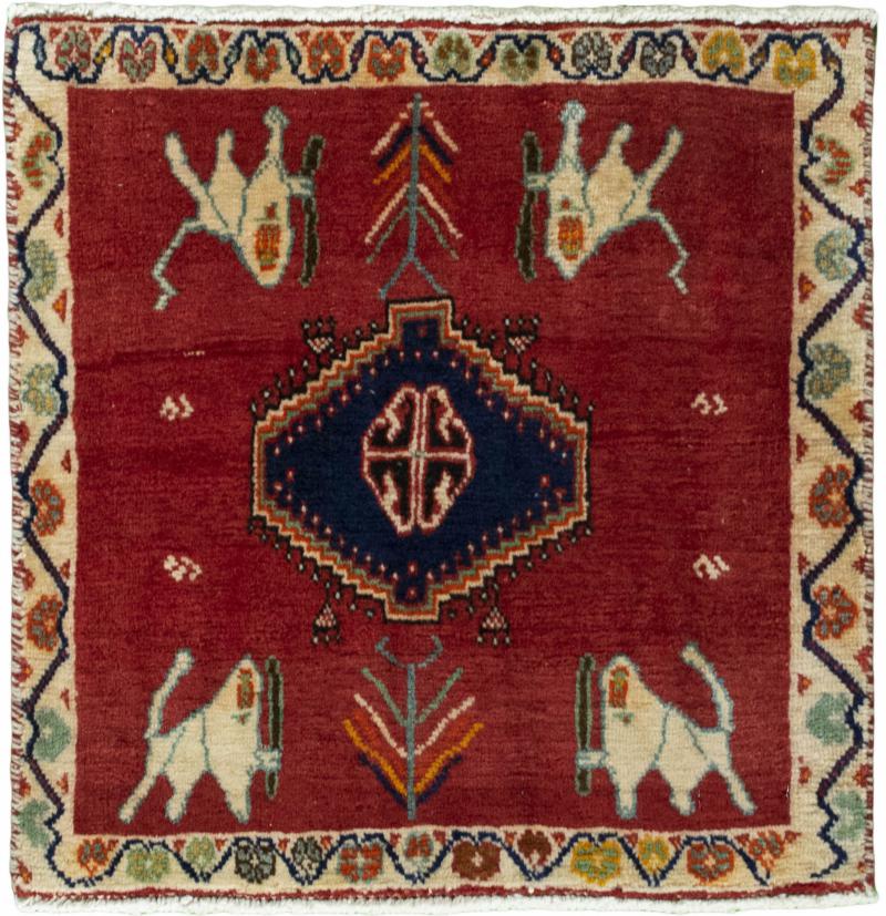 Persisk matta Shiraz 59x58 59x58, Persisk matta Knuten för hand