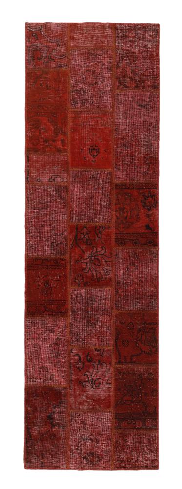 Persian Rug Patchwork 254x74 254x74, Persian Rug Knotted by hand