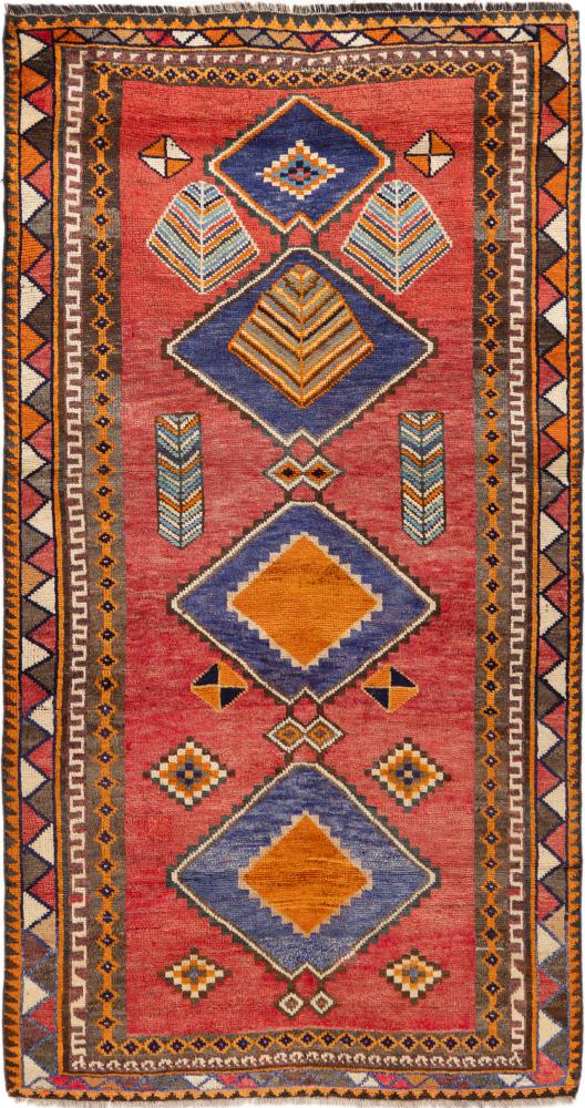Perserteppich Perser Gabbeh Ghashghai 7'7"x4'0" 7'7"x4'0", Perserteppich Handgeknüpft
