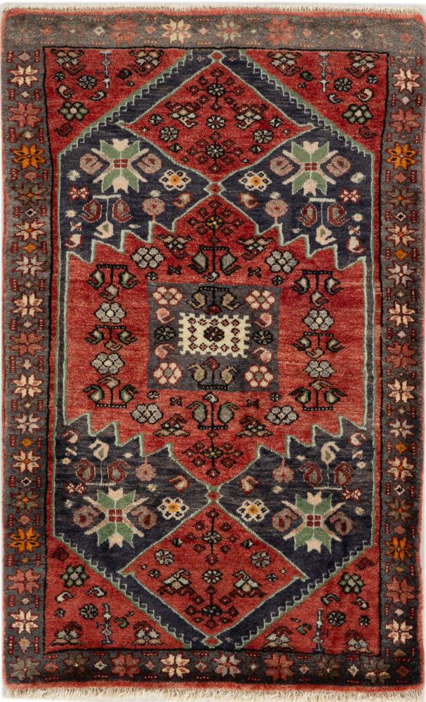 Covor persan Khamseh 129x79 129x79, Covor persan Lucrate de mână