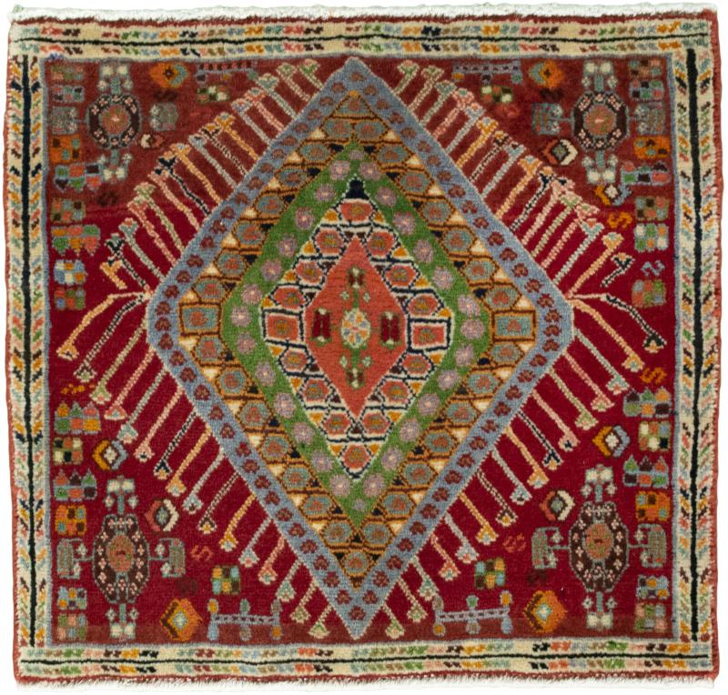 Persian Rug Shiraz 50x56 50x56, Persian Rug Knotted by hand