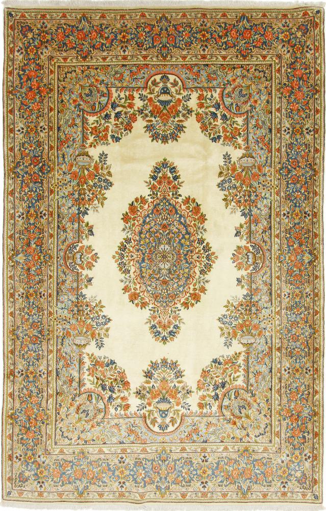 Persian Rug Kerman 270x174 270x174, Persian Rug Knotted by hand