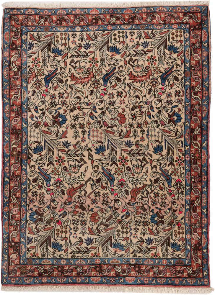 Tapis persan Rudbar 4'10"x3'8" 4'10"x3'8", Tapis persan Noué à la main