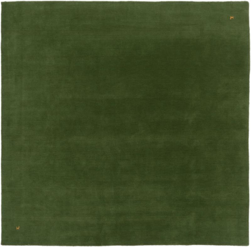 Indiaas tapijt Loom Gabbeh Green 249x249 249x249, Perzisch tapijt Loom Handgeknoopte