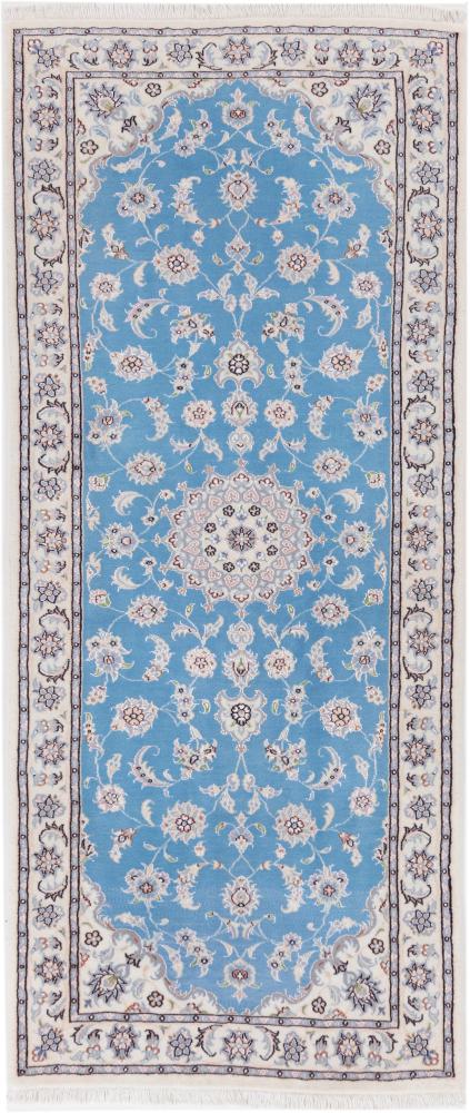 Persian Rug Nain 9La 7'3"x3'2" 7'3"x3'2", Persian Rug Knotted by hand