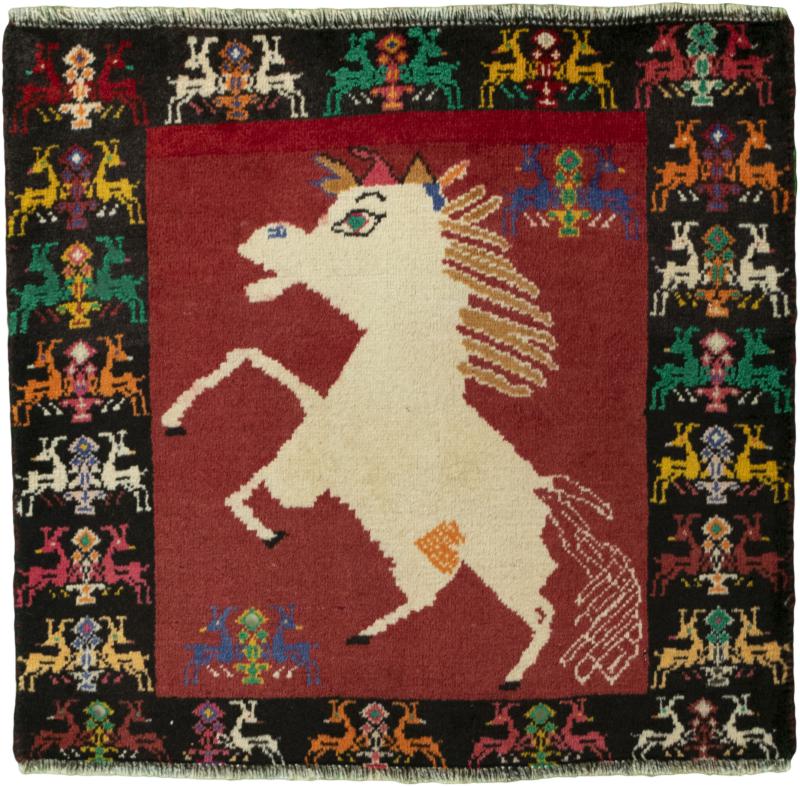 Persian Rug Shiraz 62x66 62x66, Persian Rug Knotted by hand