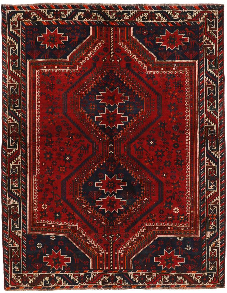 Persian Rug Shiraz 194x159 194x159, Persian Rug Knotted by hand