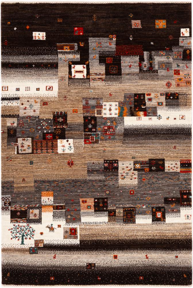 Tapis persan Persan Gabbeh Loribaft Nowbaft 173x115 173x115, Tapis persan Noué à la main