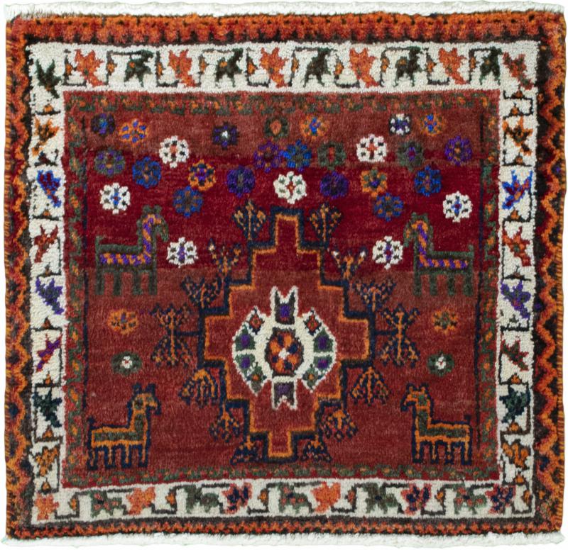 Tapis persan Shiraz 50x63 50x63, Tapis persan Noué à la main
