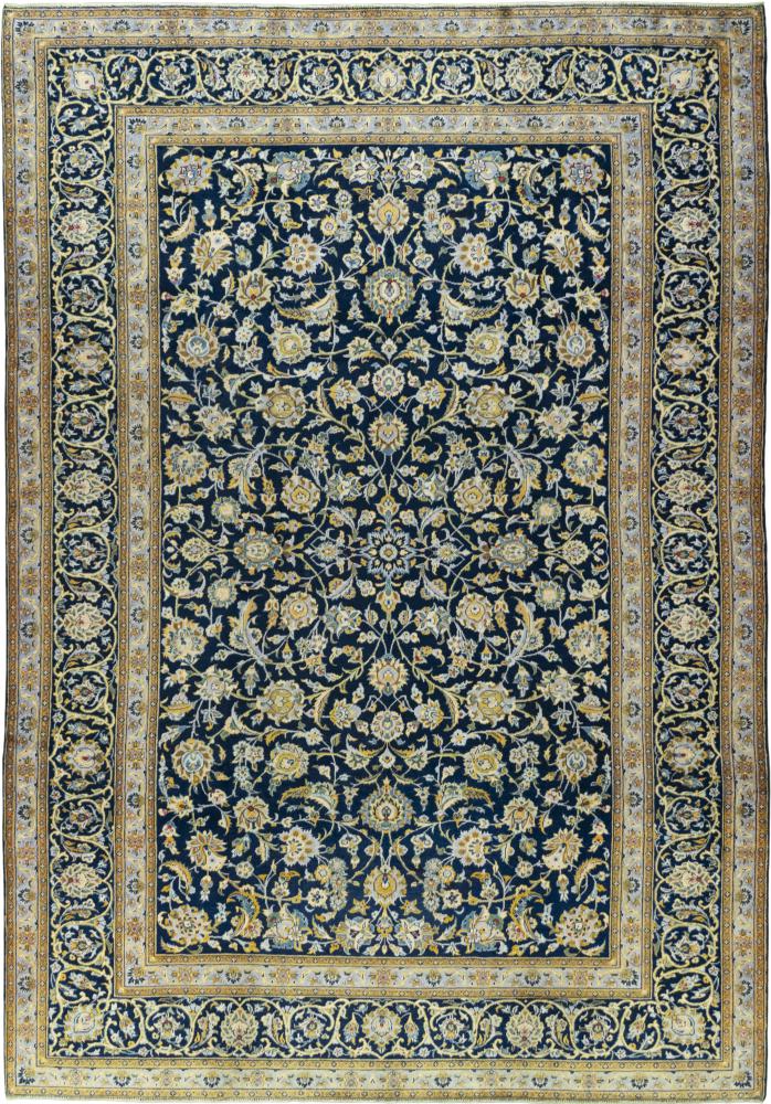 Persisk tæppe Keshan 379x267 379x267, Persisk tæppe Knyttet i hånden