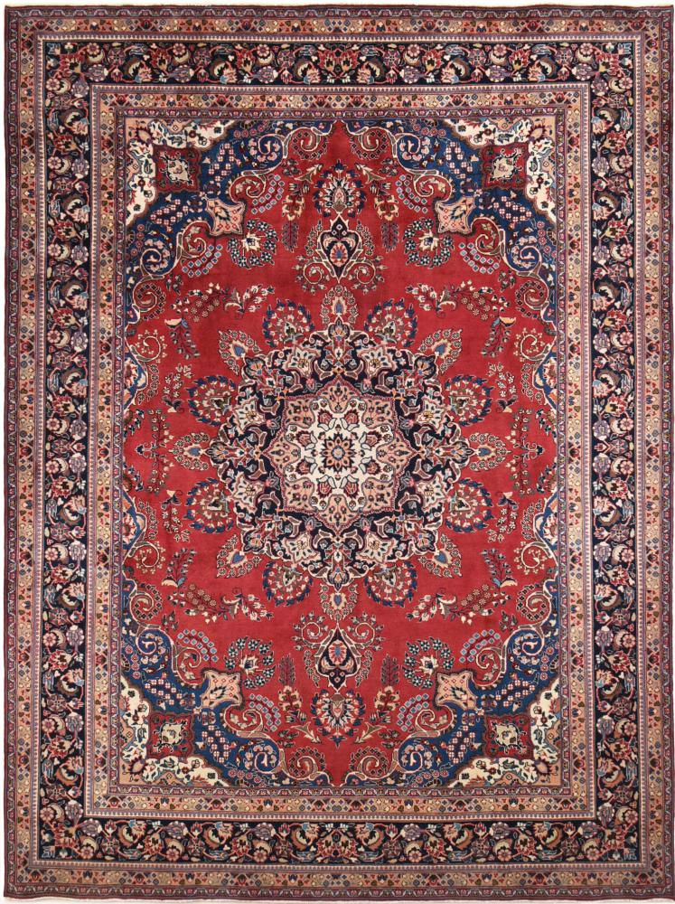 Alfombra persa Mashhad 12'10"x9'8" 12'10"x9'8", Alfombra persa Anudado a mano