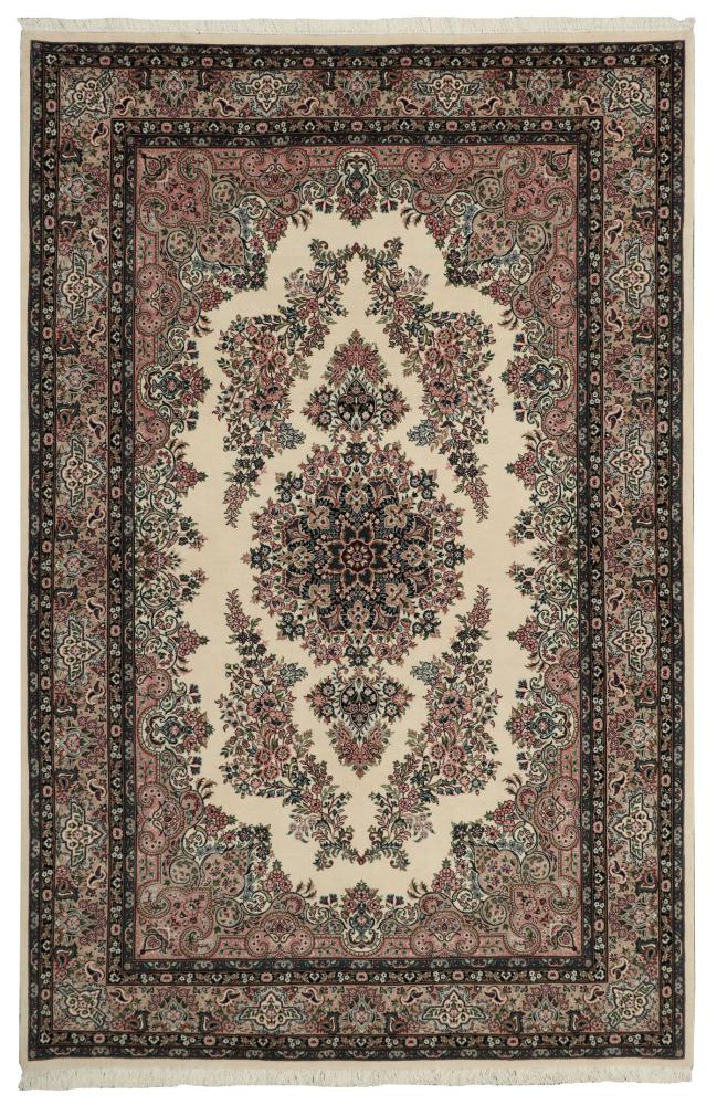 Tappeto persiano Qum Sherkat Ordito in Seta 211x136 211x136, Tappeto persiano Annodato a mano