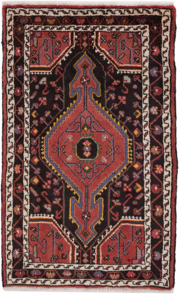Persian Rug Hamadan 99x64 99x64, Persian Rug Knotted by hand
