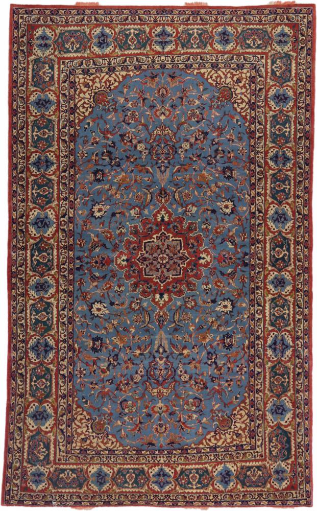 Tapis persan Ispahan Antique 238x144 238x144, Tapis persan Noué à la main