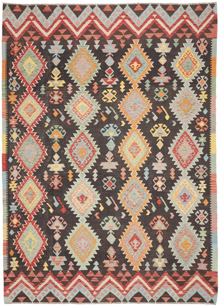 Tapis afghan Kelim Afghan 286x207 286x207, Tapis persan Tissé à la main