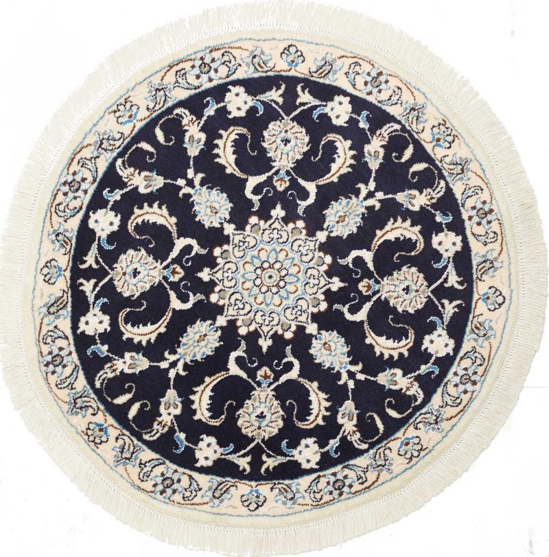 Perserteppich Nain 101x101 101x101, Perserteppich Handgeknüpft