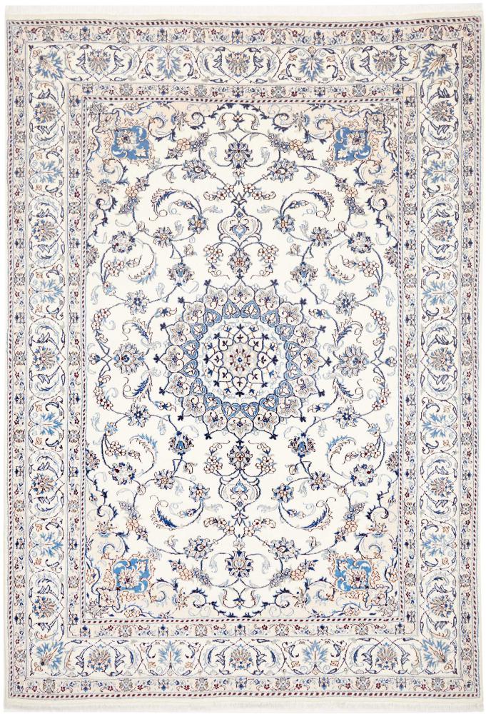 Persisk tæppe Nain 291x195 291x195, Persisk tæppe Knyttet i hånden