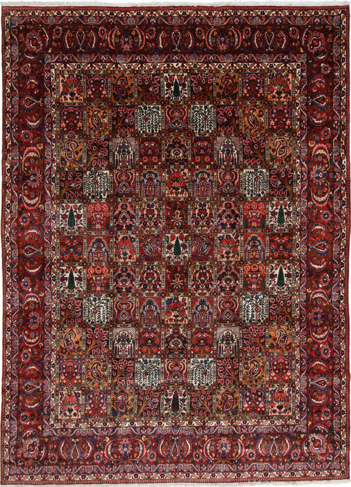 Persian Rug Bakhtiari 14'1"x10'2" 14'1"x10'2", Persian Rug Knotted by hand