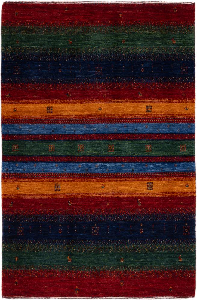 Persialainen matto Persia Gabbeh Loribaft Atash 126x81 126x81, Persialainen matto Solmittu käsin