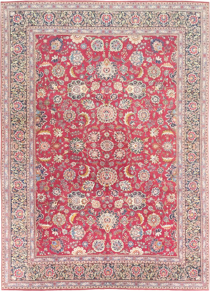 Alfombra persa Keshan Semi Antiguo 377x269 377x269, Alfombra persa Anudado a mano