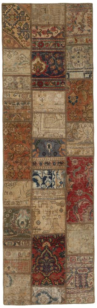 Tapete persa Patchwork 252x76 252x76, Tapete persa Atado à mão