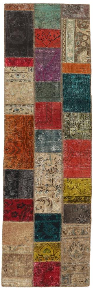 Tappeto persiano Patchwork 257x76 257x76, Tappeto persiano Annodato a mano