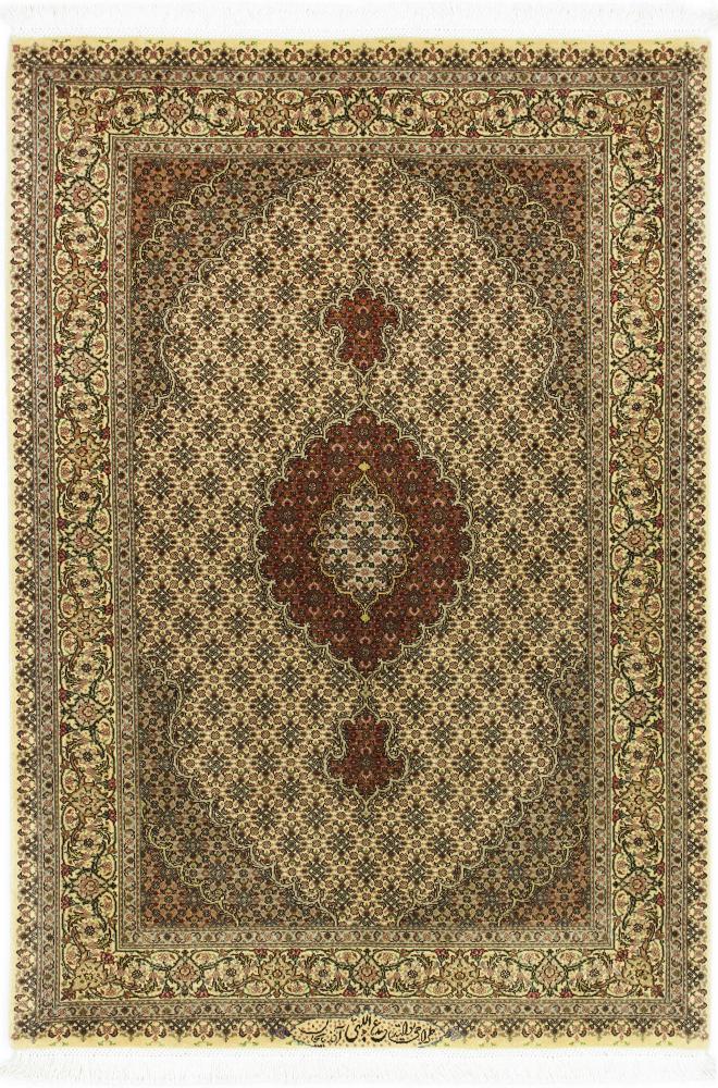 Tapete persa Tabriz Signed 151x102 151x102, Tapete persa Atado à mão