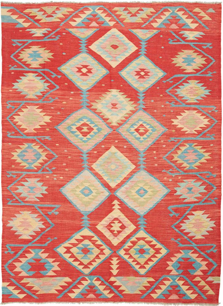 Afghaans tapijt Kilim Afghan 197x148 197x148, Perzisch tapijt Handgeweven