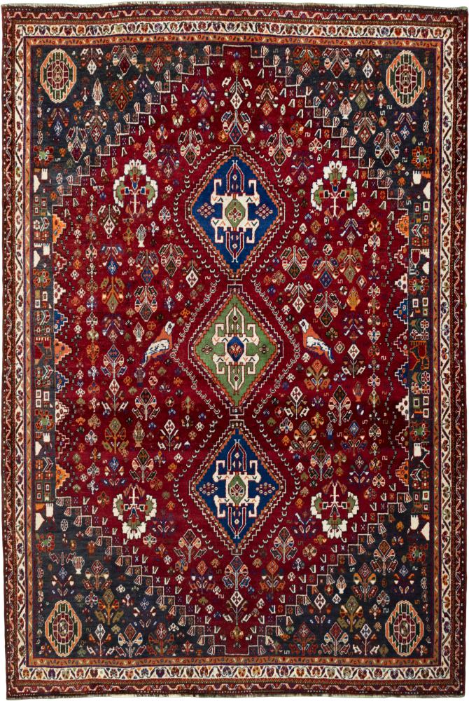 Alfombra persa Shiraz 270x182 270x182, Alfombra persa Anudado a mano