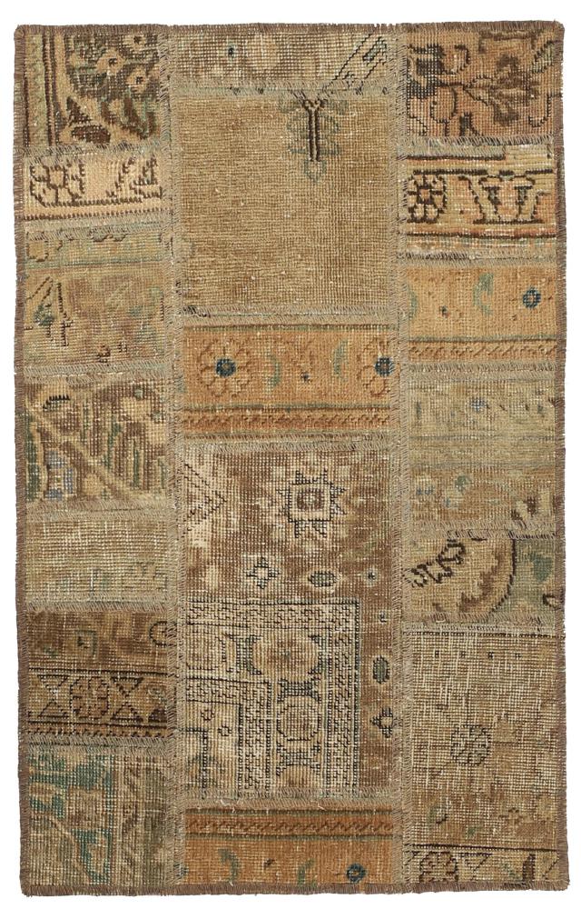 Perzisch tapijt Patchwork 94x61 94x61, Perzisch tapijt Handgeknoopte