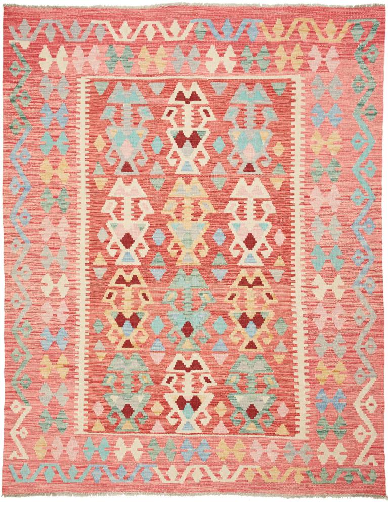 Tapis afghan Kilim Afghan 200x156 200x156, Tapis persan Tissé à la main
